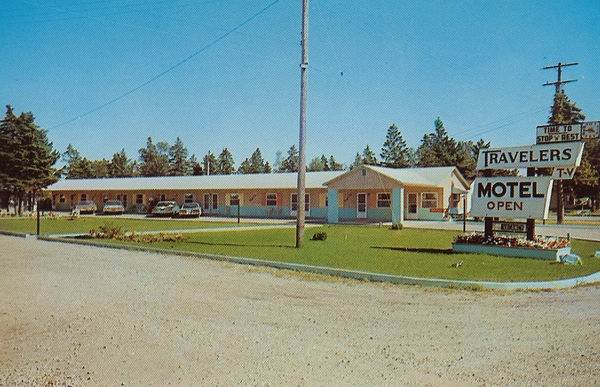 TRAVELERS MOTEL MACKINAW CITY OLD FROM AARON FRANK