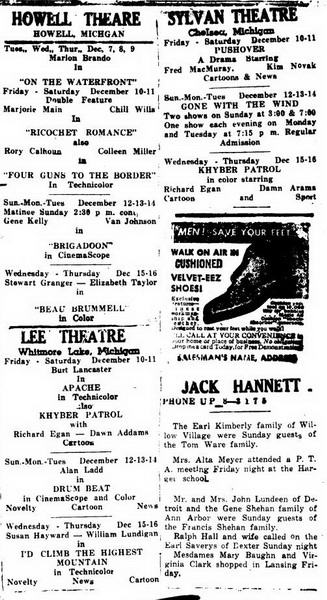 Howell Theatre - DEC-08-1954-PINCKNEY-DISPATCH-P-2